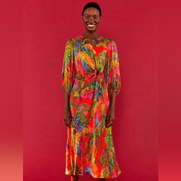 FARM Rio Dresses & Skirts - FARM Rio Urban Jungle midi dress. M, NWT